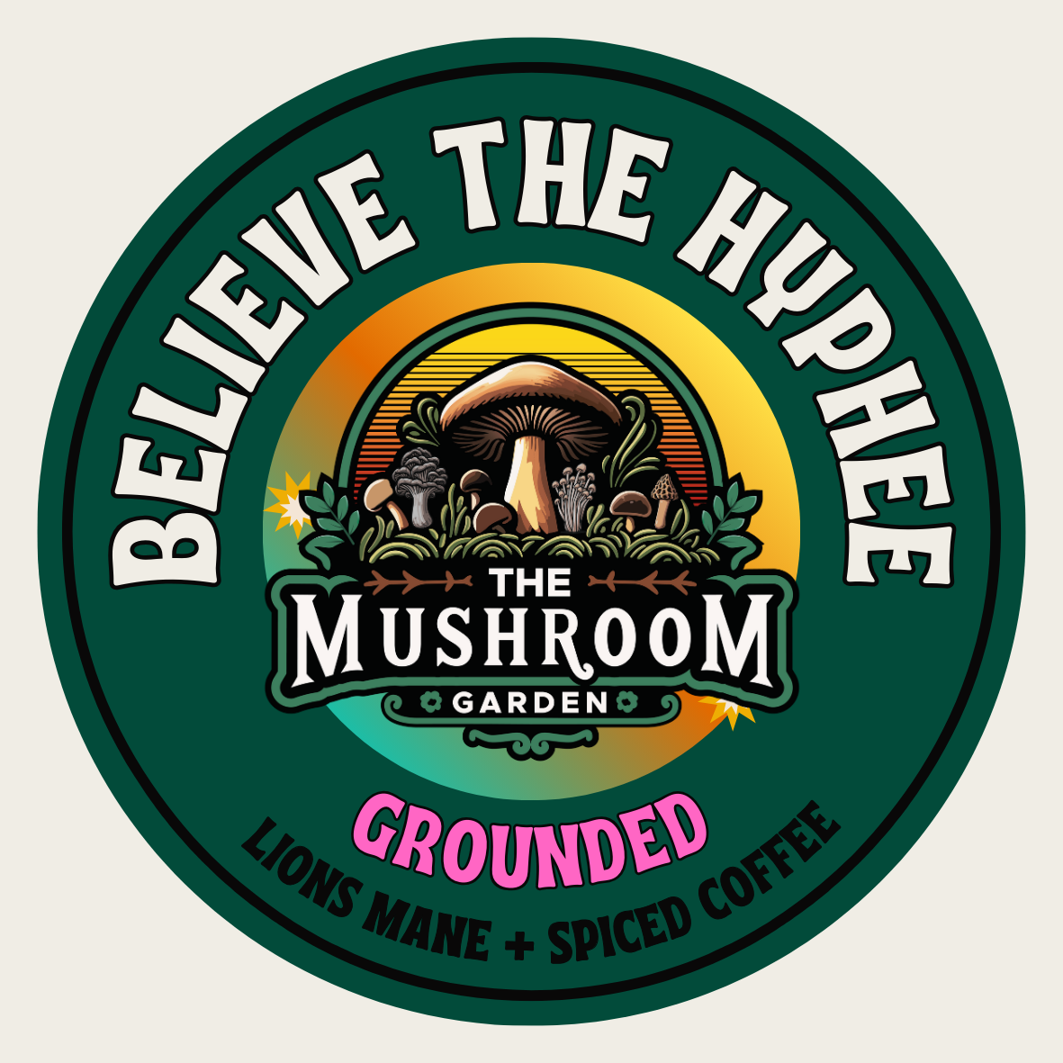 Believe the Hyphee - Lions Mane Empowered Spiced Ground Coffee - 12oz