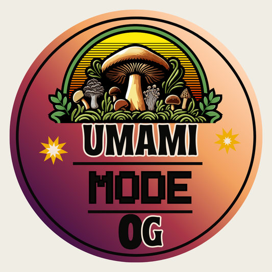 Umami Mode Mushrooms OG - Freeze Dried Roasted Mushroom Packs (Onion and Garlic flavor)